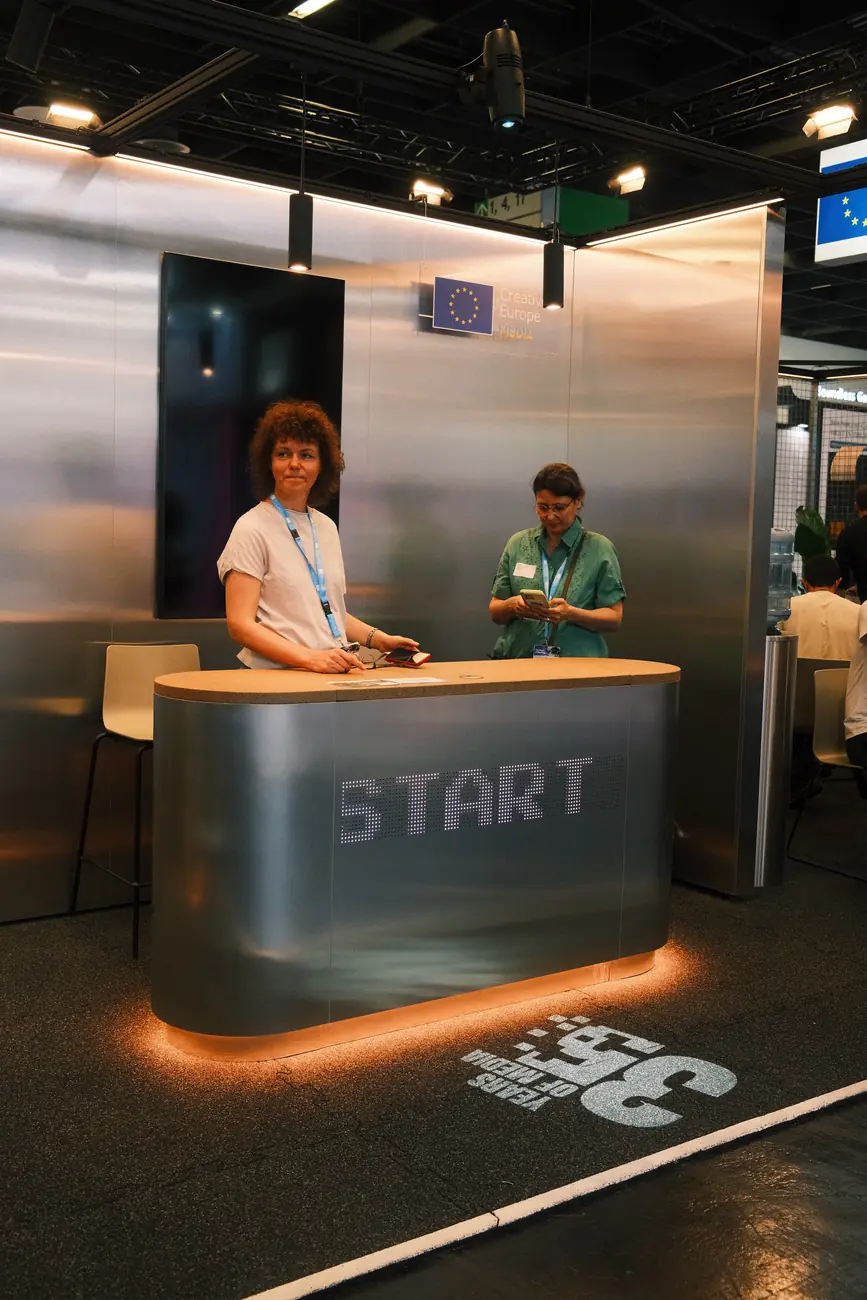 Stand Creative Europe MEDIA à la Gamescom 2026, pour les 35 ans du programme MEDIA